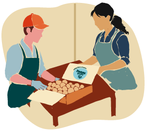 We werken met verse groenten en kruiden, vers gekookte bouillon en verantwoord vlees.